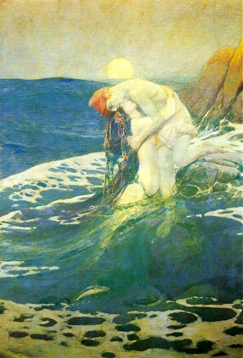 The Mermaid. Howard Pyle