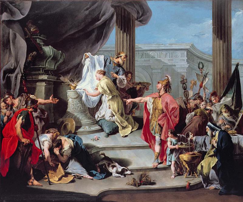The Sacrifice of Polyxena. Giovanni Battista Pittoni