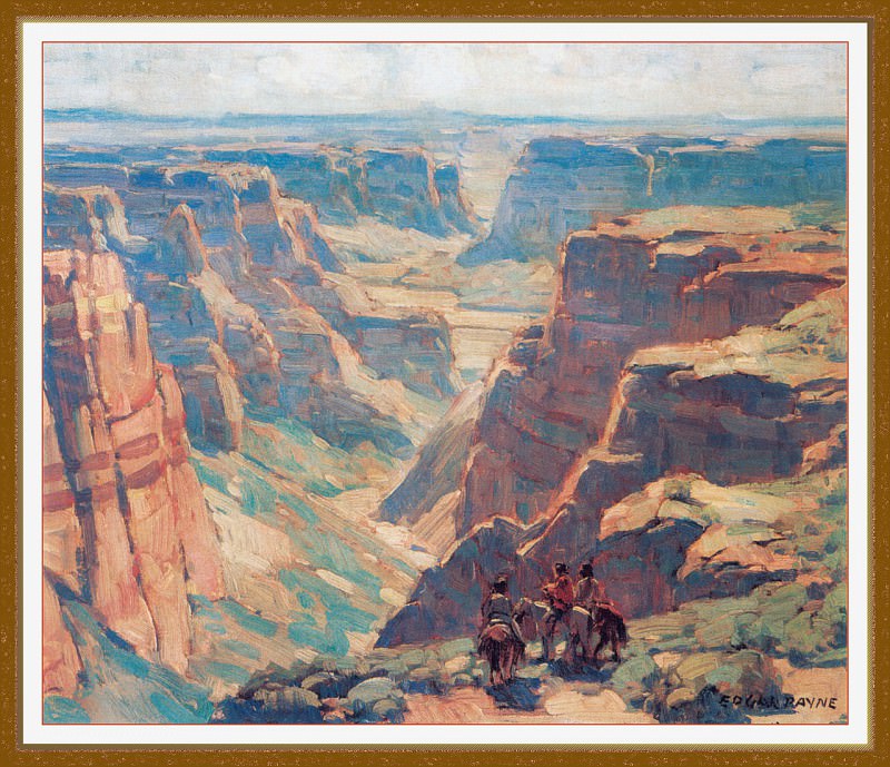 Голубой каньон, Аризона. Эдгар Пейн