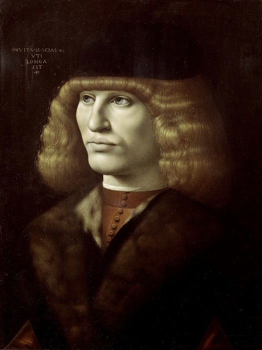 Portrait of a Young Man. Giovanni Ambrogio de Predis