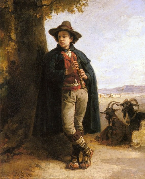 The Shepherd Boy. Isidore Pils
