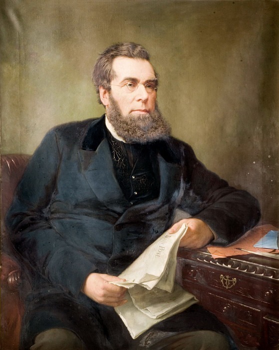 Portrait Of John Skirrow Wright (1823-1880). Jonathan (Jonathon) Pratt