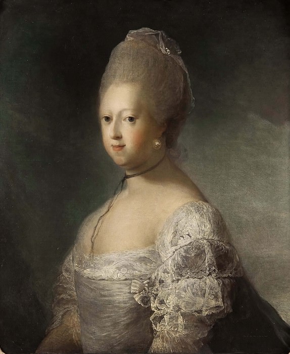 Caroline Mathilde, Queen of Denmark. Carl Gustaf Pilo