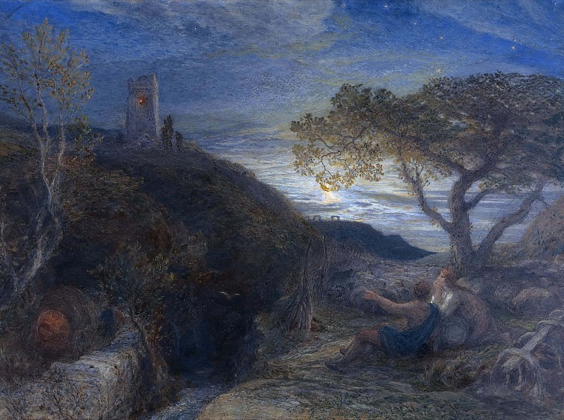 The Lonely Tower. Samuel Palmer