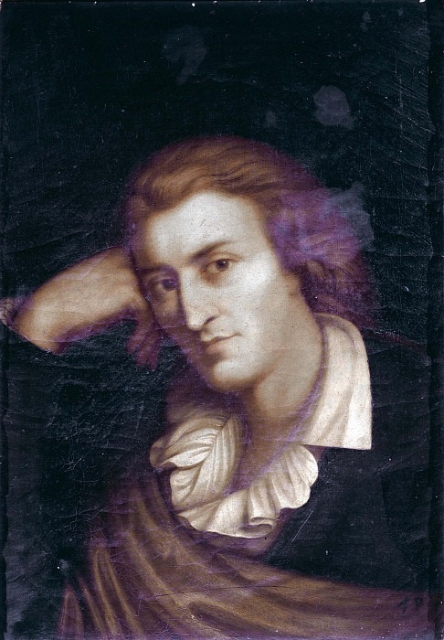 Portrait of the poet Percy B. Shelley. Thomas Phillips