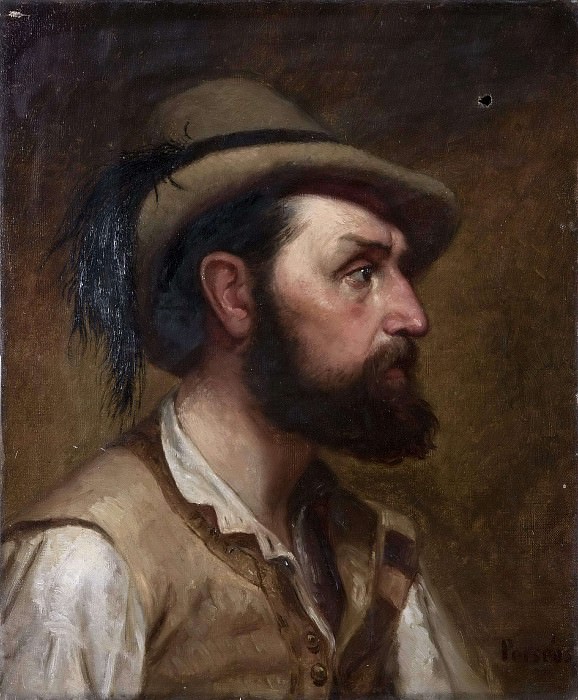 Self-portrait as a hunter. Edvard Perséus