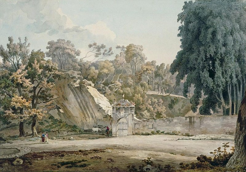 Park Gateway and Fountain, William Pars