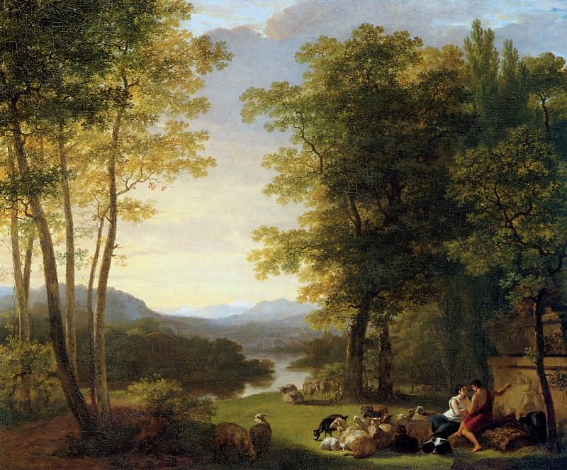 Arcadian landscape. Jan Willem Pieneman