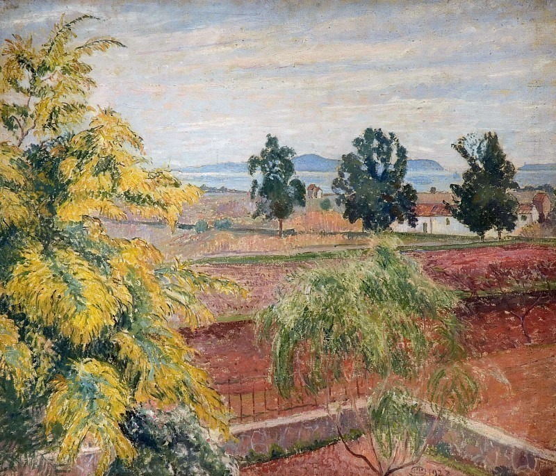 Mimosa Lavendou. Lucien Pissarro