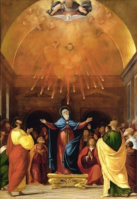 Pentecost. Andrea Previtali (Cordegliaghi)