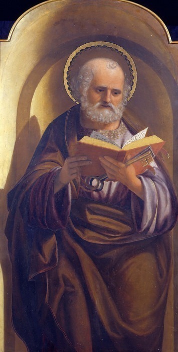 San Pietro (Polyptych of Berbenno). Andrea Previtali (Cordegliaghi)
