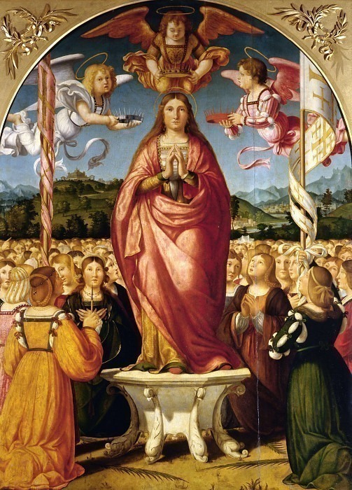 Sant-Orsola and the ten thousand virgins. Andrea Previtali (Cordegliaghi)