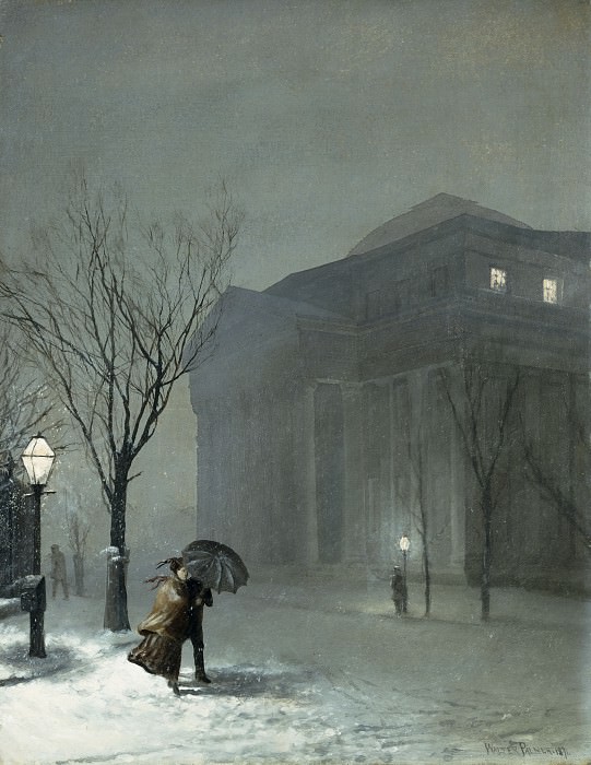 Albany In The Snow. Walter Launt Palmer