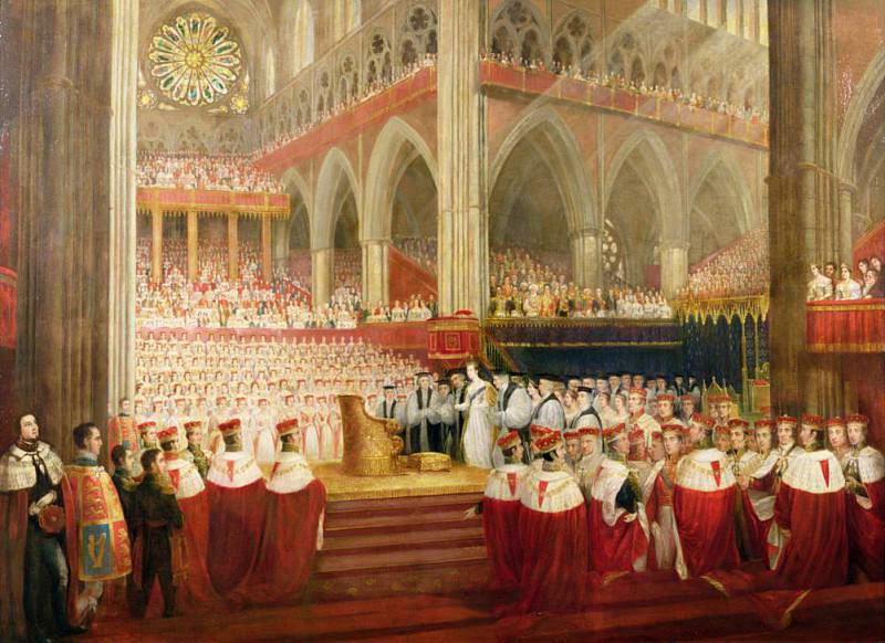 The Coronation of Queen Victoria, June 28th 1838. Edmund Thomas Parris