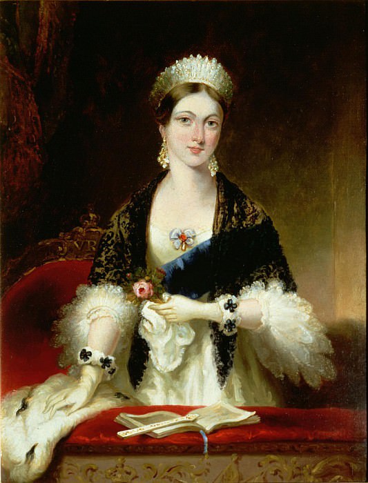 Queen Victoria (1819-1901), at the Opera. Edmund Thomas Parris