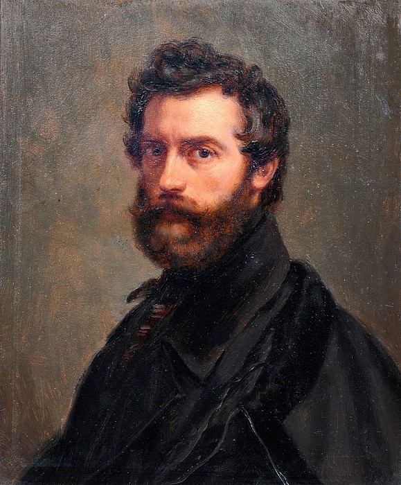 The painter Karl Begas. Heinrich Pommerencke