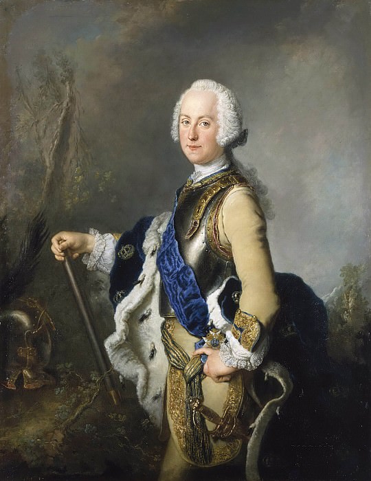 Adolf Fredrik (1710-1771), King of Sweden, Duke of Holstein-Gottorp. Antoine Pesne