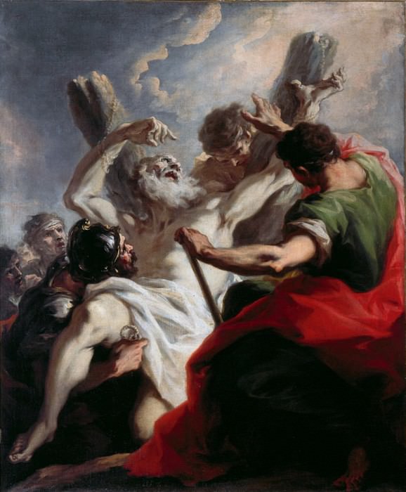 Crucifixion of St Andrew, Giovanni Antonio Pellegrini
