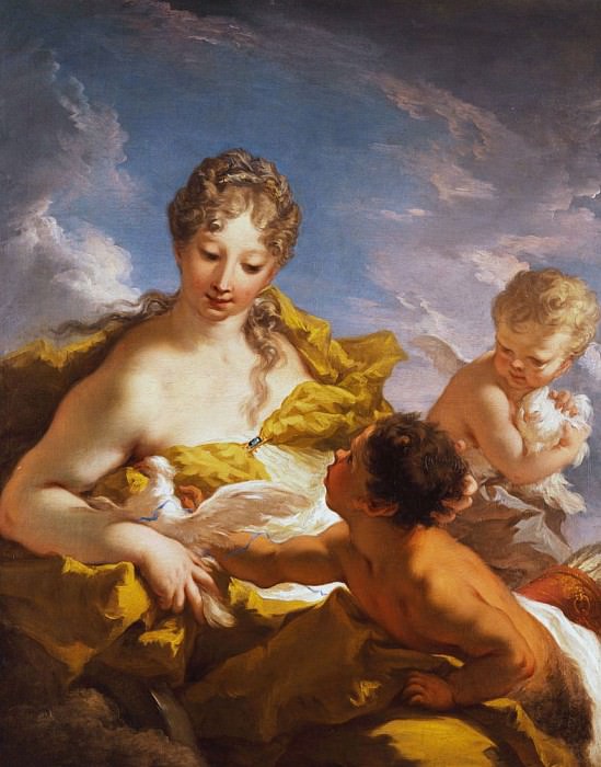 Венера, Амур и Фавн (картина) — Джованни Антонио Пеллегрини