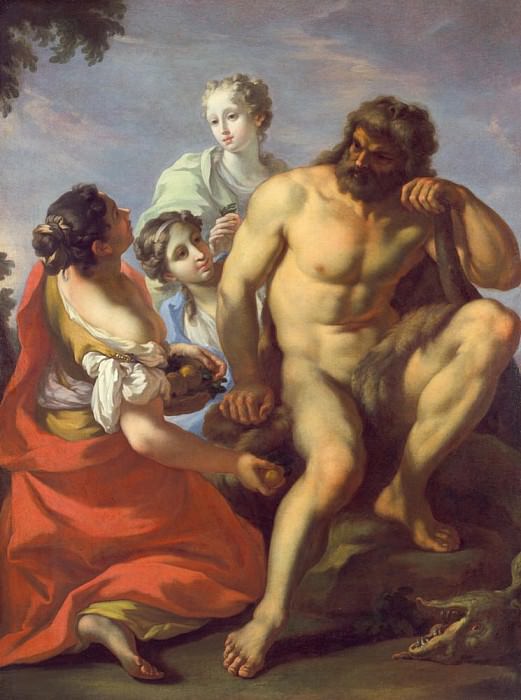 Hercules in the Garden of the Hesperides. Giovanni Antonio Pellegrini