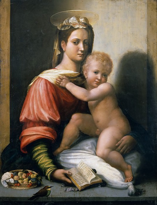Madonna and Child. Perino del Vaga (Piero di Giovanni Bonaccorsi)