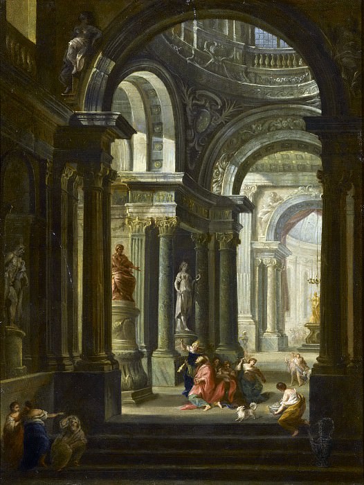 Salomon adorant les idoles. Giovanni Paolo Panini