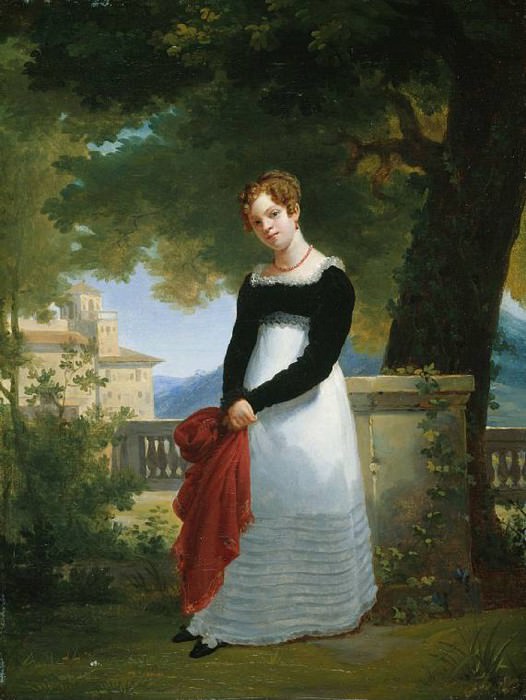 Portrait of Adelaide Sophie Cleret c1817. Francois-Edouard Picot