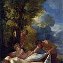 Nymph with Satyrs, Nicolas Poussin