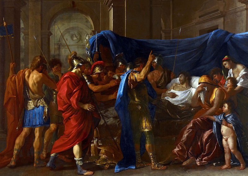 The Death of Germanicus. Nicolas Poussin