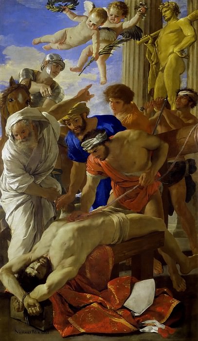 Martyrdom of Saint Erasmus. Nicolas Poussin