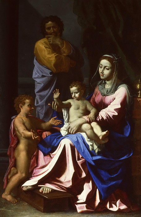 The Holy Family with the Infant Saint John the Baptist. Nicolas Poussin