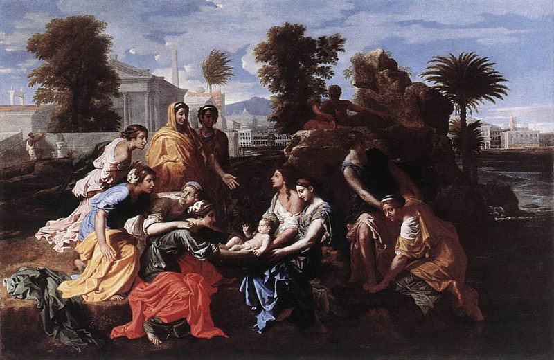 Finding of Moses. Nicolas Poussin