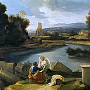 Landscape with St Matthew and the Angel, Nicolas Poussin
