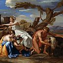 Jupiter nourished as a child The Goat Amalthea, Nicolas Poussin