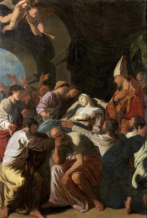 Death of the Virgin. Nicolas Poussin