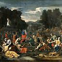 Israelites Gathering Manna in the Desert, Nicolas Poussin