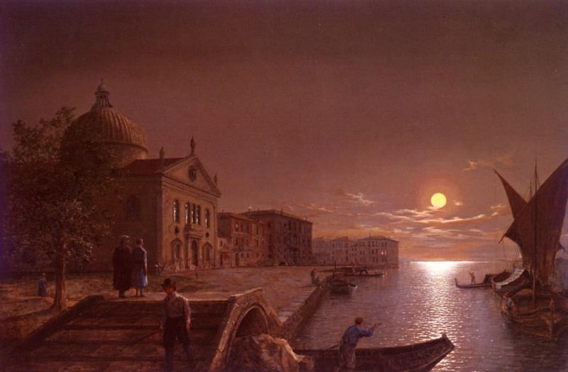 Лунный свет в Венеции. Генри Петер