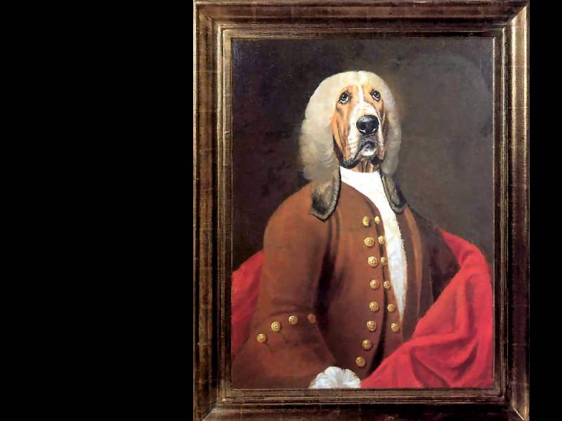 dog portraits sir algernon buncombe. Thierry Poncelet