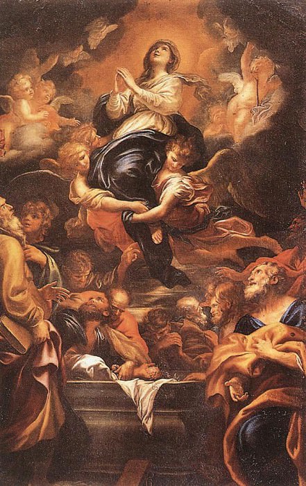 Assumption Of The Virgin. Domenico Piola
