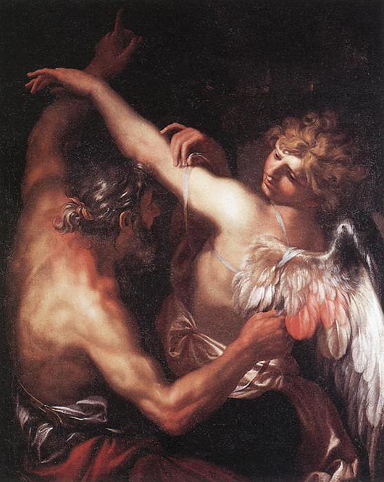 Daedalus And Icarus. Domenico Piola