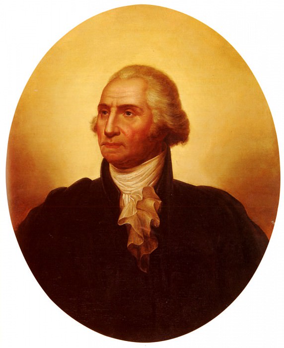 Портрет Джорджа Вашингтона. Рембрандт Пил