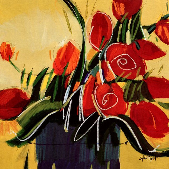 Passion en tulipe. Sophie Paquet
