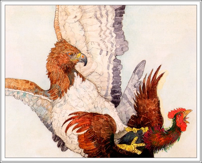 The Roosters And The Eagle. Jerry Pinkney
