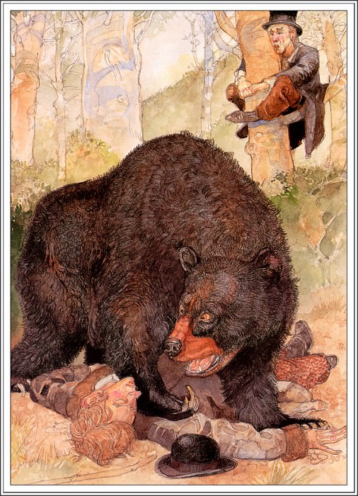 The Travelers And The Bear. Jerry Pinkney