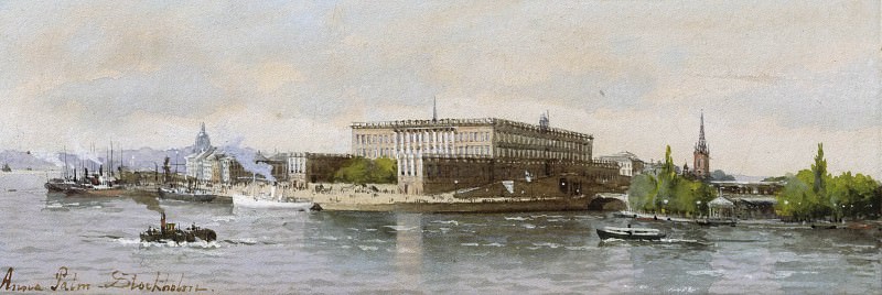 Вид на Королевский дворец, Стокгольм. Анна Палм-де-Роза