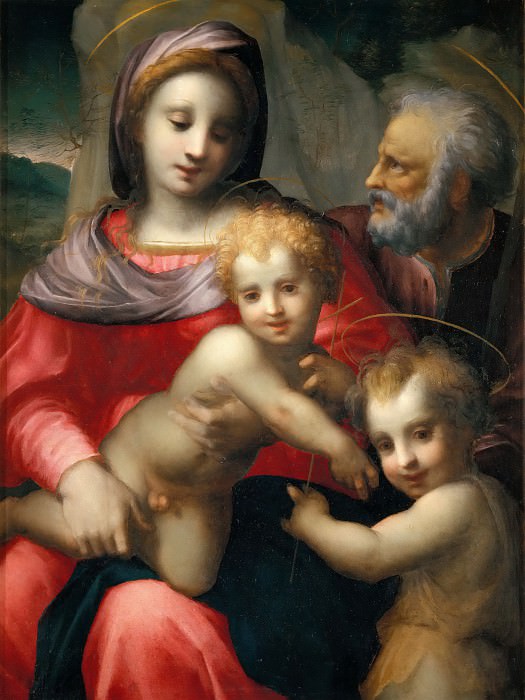 Holy Family. Domenico Puligo