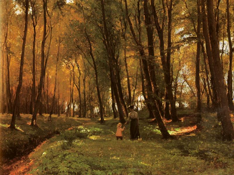 A Walk In The Woods. Edvard Frederik Petersen