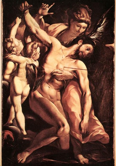 The Martyrdom Of St Sebastian. Giulio Cesare Procaccini