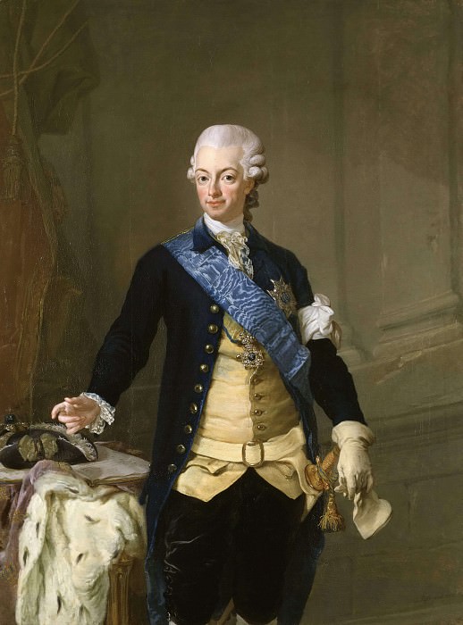 King Gustav III of Sweden. Lorens Pasch the Younger