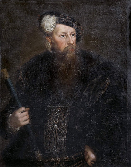 Gustav I (c. 1497-1560), king of Sweden Gustav Vasa (1496-1560), king of Sweden. Lorens Pasch the Younger (Attributed)